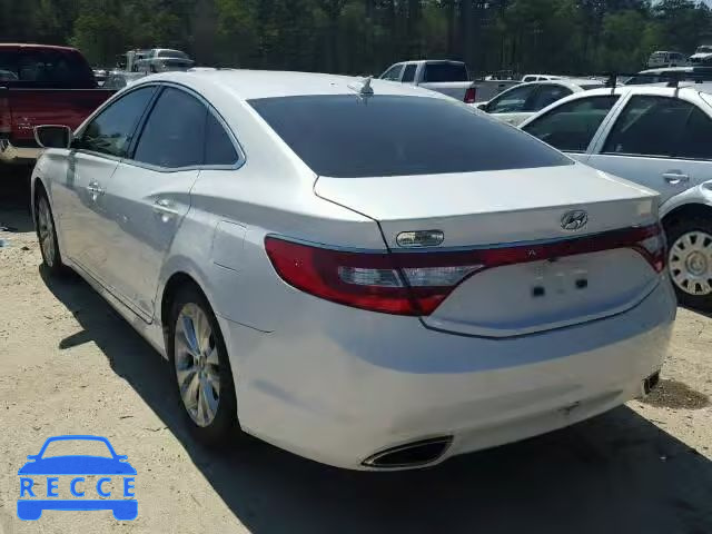 2013 HYUNDAI AZERA KMHFG4JG6DA257264 image 2