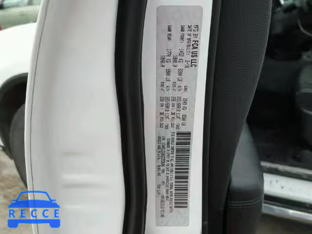 2016 DODGE DURANGO LI 1C4RDJDG0GC353694 image 9