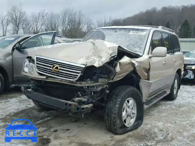 2000 LEXUS LX 470 JT6HT00W6Y0089140 image 1