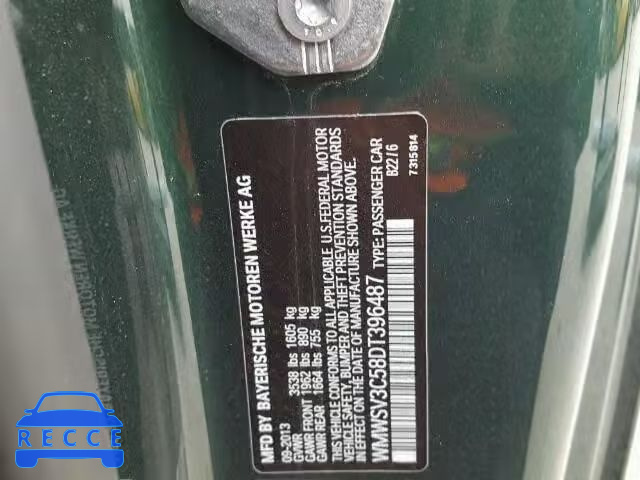 2013 MINI COOPER S WMWSV3C58DT396487 image 9