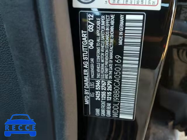 2012 MERCEDES-BENZ CLS550 4MA WDDLJ9BB0CA050169 image 9