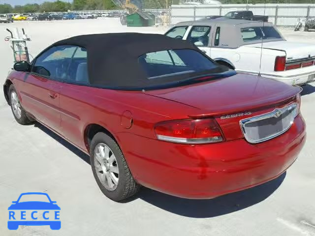 2004 CHRYSLER SEBRING GT 1C3EL75R24N269563 image 2