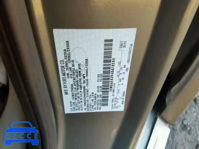 2004 FORD FREESTAR L 2FMDA58294BA78584 image 9