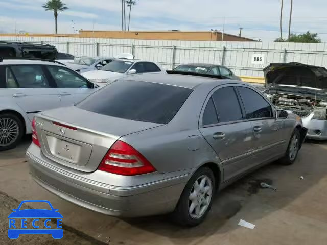 2004 MERCEDES-BENZ C240 WDBRF61J74E017255 зображення 3