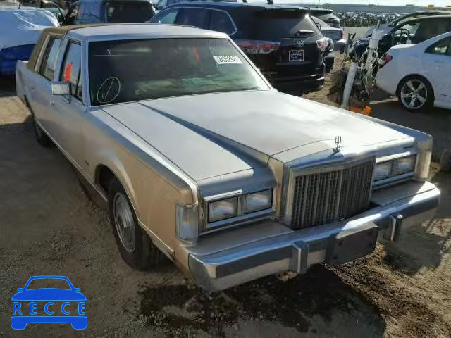 1986 LINCOLN TOWN CAR 1LNBP96F3GY732702 зображення 0