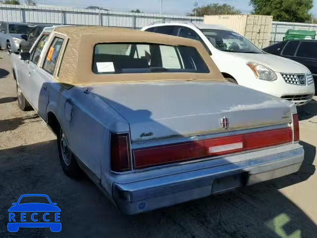 1986 LINCOLN TOWN CAR 1LNBP96F3GY732702 image 2