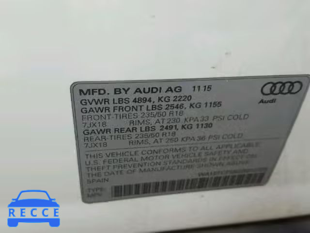 2016 AUDI Q3 2.0T PR WA1EFCFS5GR012725 image 9