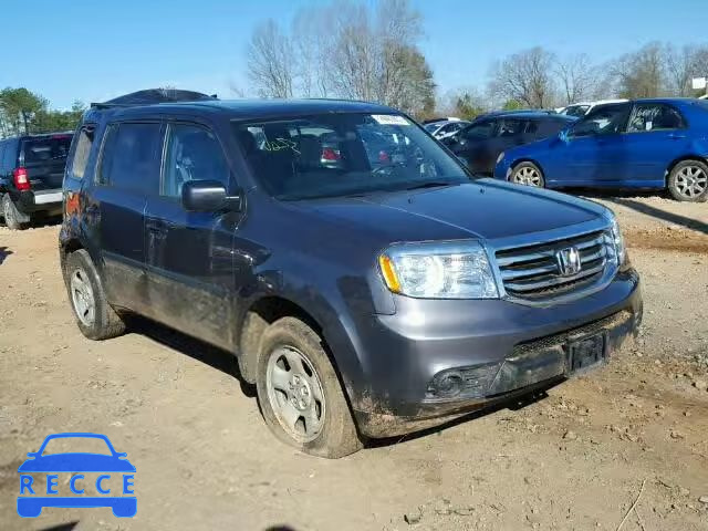 2014 HONDA PILOT LX 5FNYF4H21EB048274 image 0