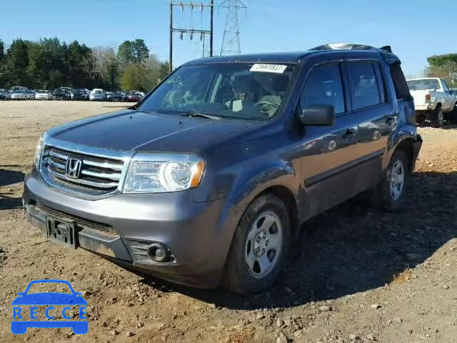 2014 HONDA PILOT LX 5FNYF4H21EB048274 image 1