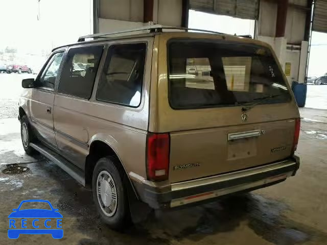 1990 PLYMOUTH VOYAGER SE 2P4FH4533LR767750 image 2