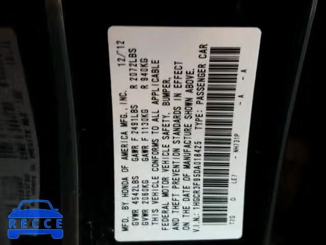 2013 HONDA ACCORD TOU 1HGCR3F95DA018425 Bild 9