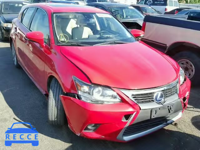 2014 LEXUS CT200H JTHKD5BH3E2174345 зображення 0