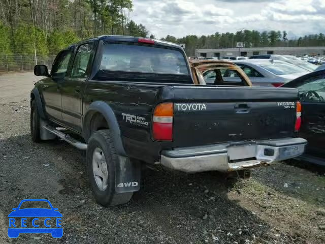 2001 TOYOTA TACOMA DOU 5TEHN72N21Z744139 image 2