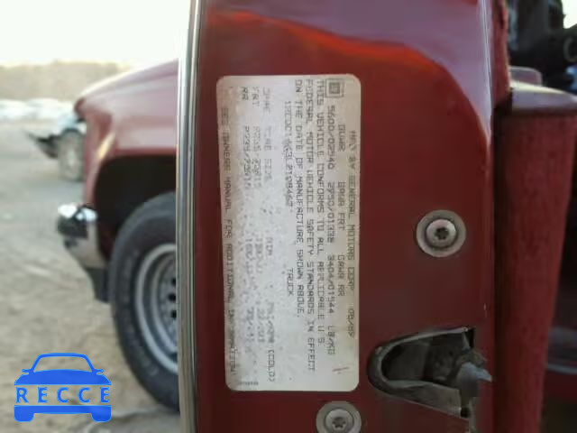 1990 CHEVROLET C1500 1GCDC14K3LZ108462 image 9