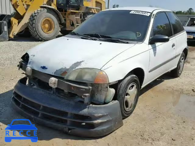 1999 CHEVROLET METRO 2C1MR2262X6704333 зображення 1