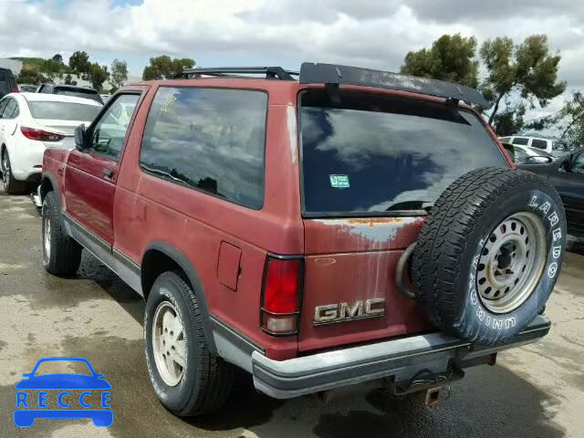 1990 GMC JIMMY S15 1GKCT18Z5L8512831 Bild 2