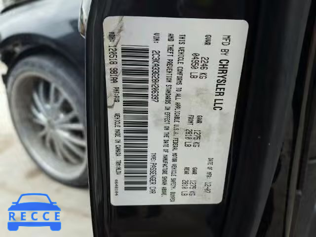 2008 CHRYSLER 300 LIMITE 2C3KA33G28H206397 Bild 9