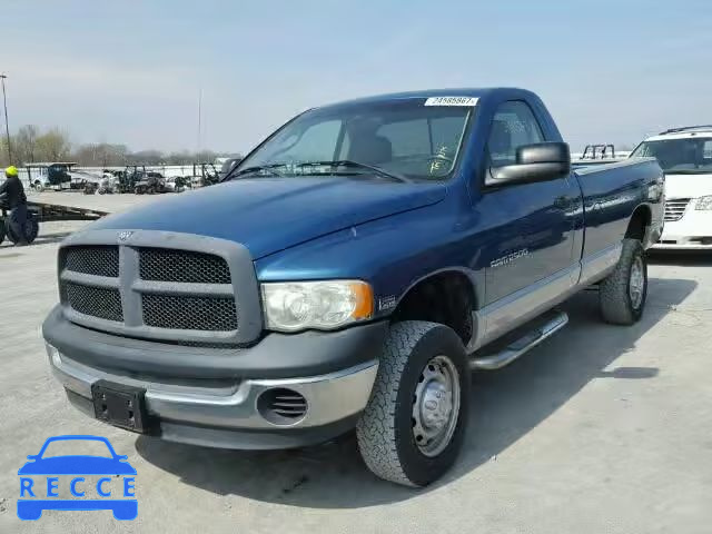 2003 DODGE RAM 2500 S 3D7KU26D73G785108 зображення 1