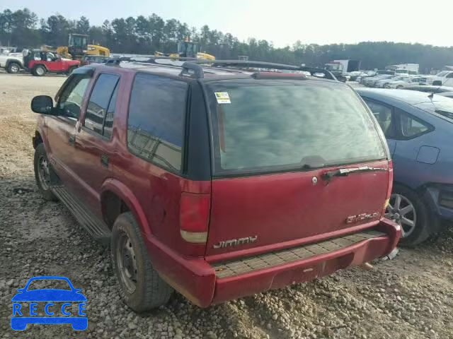 1997 GMC JIMMY 1GKDT13W7V2506374 image 2