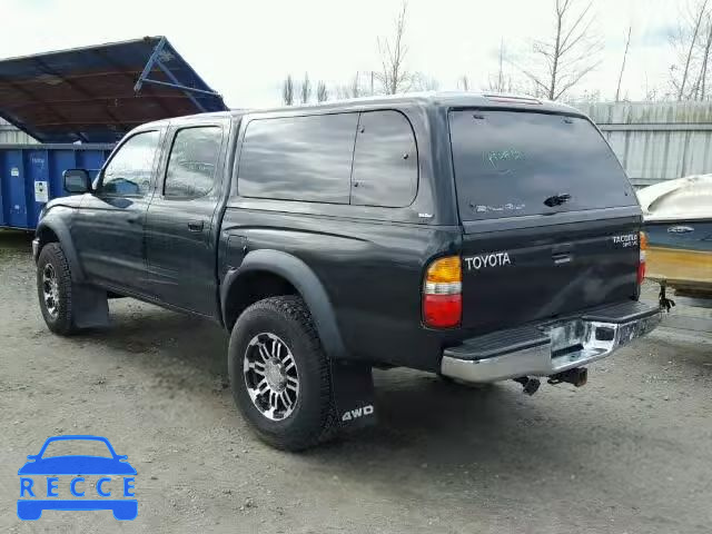 2001 TOYOTA TACOMA DOU 5TEHN72N81Z783303 image 2