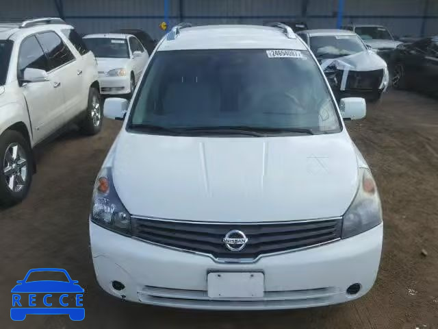 2009 NISSAN QUEST S/SE 5N1BV28U79N104705 image 8