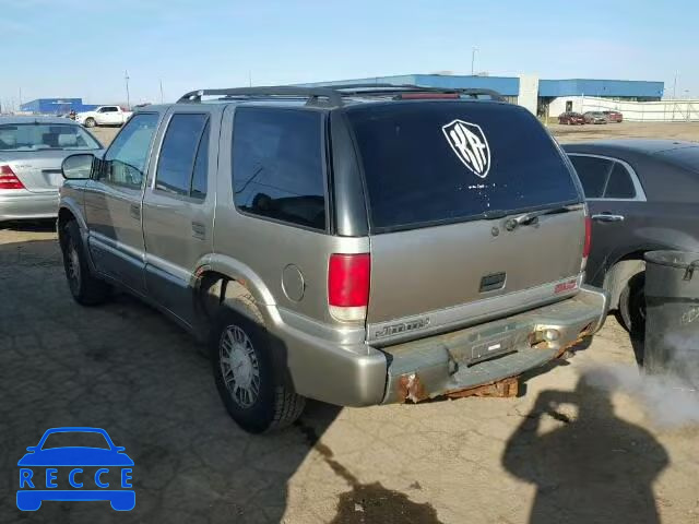 1999 GMC ENVOY 1GKDT13W3X2541903 image 2
