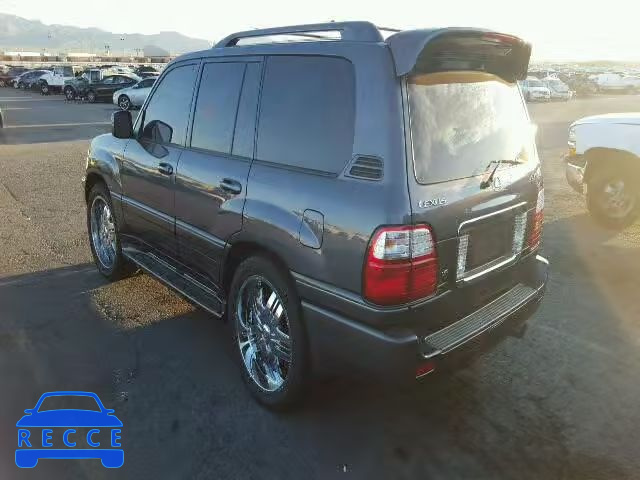 2004 LEXUS LX 470 JTJHT00W543546521 image 2