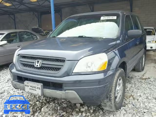 2005 HONDA PILOT LX 2HKYF181X5H554855 image 1