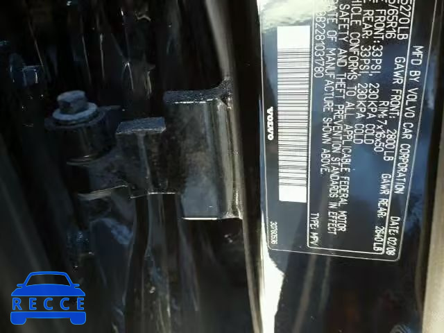 2008 VOLVO XC70 YV4BZ982281031780 image 9