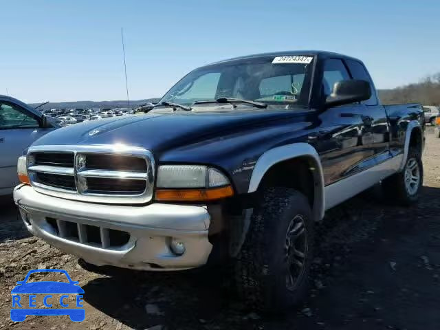 2004 DODGE DAKOTA SLT 1D7HG42N24S554476 зображення 1