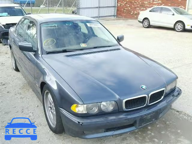 2001 BMW 740I AUTOMATIC WBAGG83401DN82678 image 0