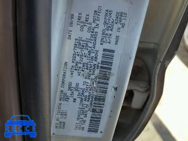 2000 TOYOTA 4RUNNER JT3GM84R0Y0052836 Bild 9