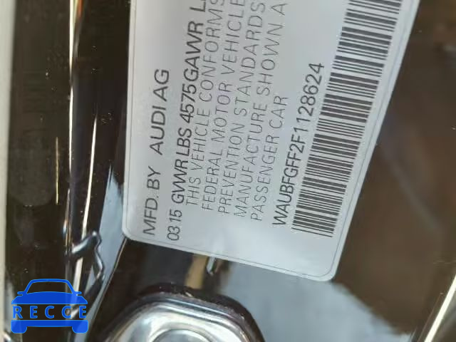 2015 AUDI S3 PREMIUM WAUBFGFF2F1128624 image 9