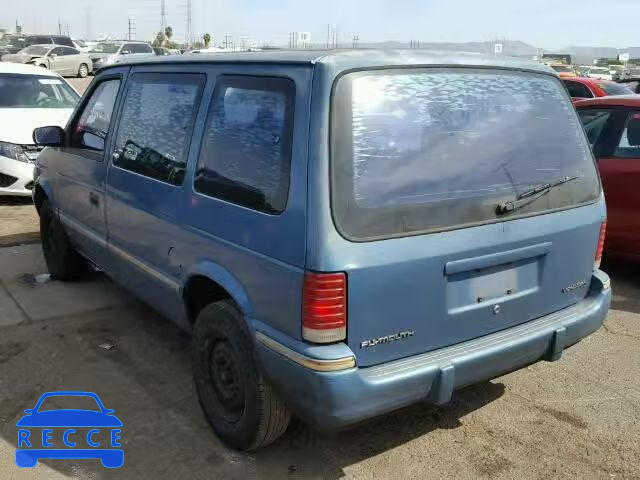 1993 PLYMOUTH VOYAGER 2P4GH2532PR232293 image 2