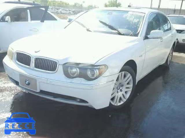 2002 BMW 745LI WBAGN634X2DR04142 image 1