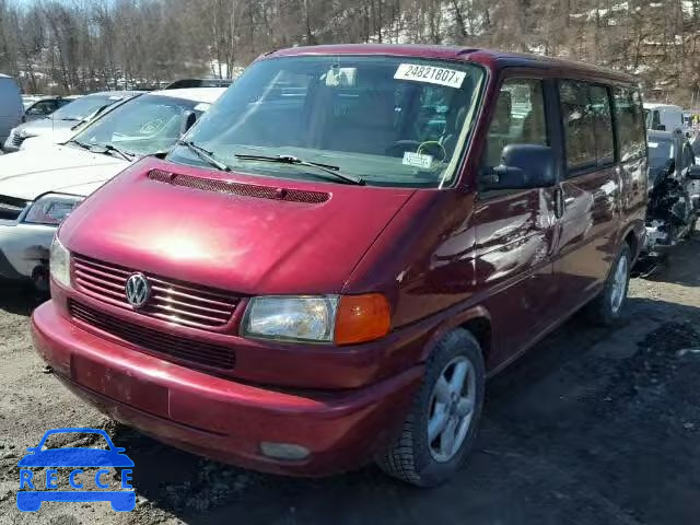 2002 VOLKSWAGEN EUROVAN GL WV2KB47062H039553 зображення 1