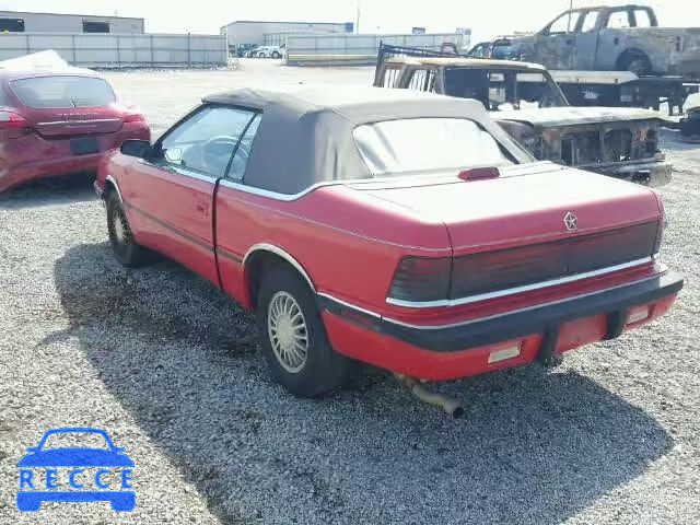 1992 CHRYSLER LEBARON 1C3XU4538NF186733 Bild 2