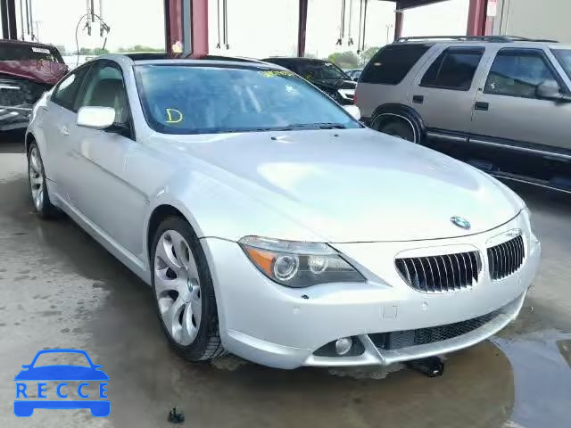 2006 BMW 650I WBAEH13486CR51022 зображення 0