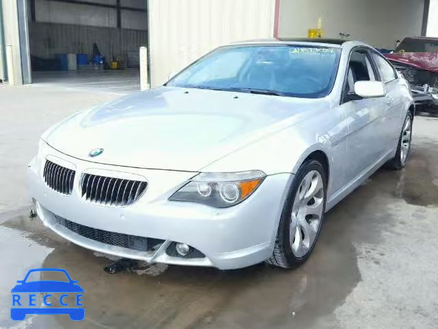 2006 BMW 650I WBAEH13486CR51022 зображення 1