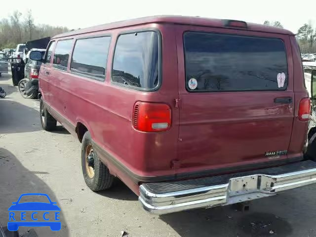 1999 DODGE RAM WAGON 2B5WB35Z0XK564147 зображення 2