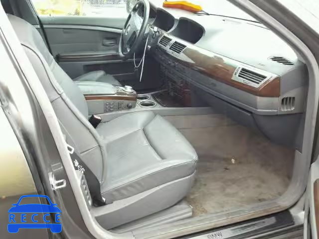 2004 BMW 745I WBAGL634X4DP70063 image 4