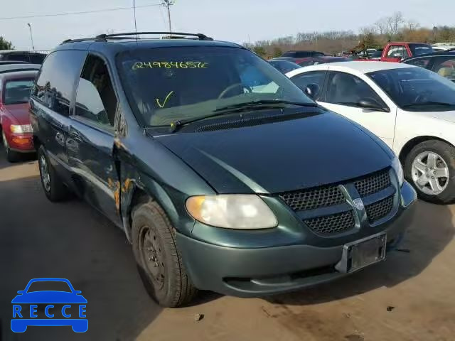 2001 DODGE CARAVAN SE 1B4GP25G91B101231 image 0