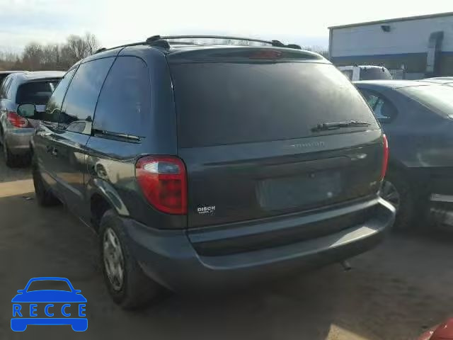 2001 DODGE CARAVAN SE 1B4GP25G91B101231 Bild 2