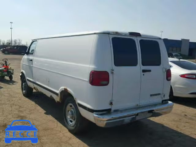 1999 DODGE RAM VAN B2 2B7JB21YXXK576590 зображення 2