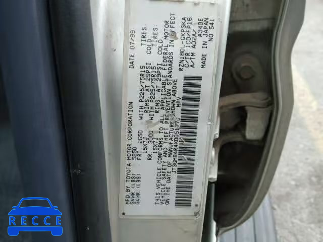 1999 TOYOTA 4RUNNER JT3GM84R4X0051770 image 9