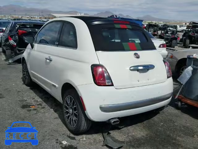 2013 FIAT 500 LOUNGE 3C3CFFER9DT718410 image 2