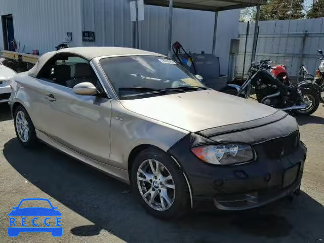 2009 BMW 128I WBAUN13599VH80595 image 0