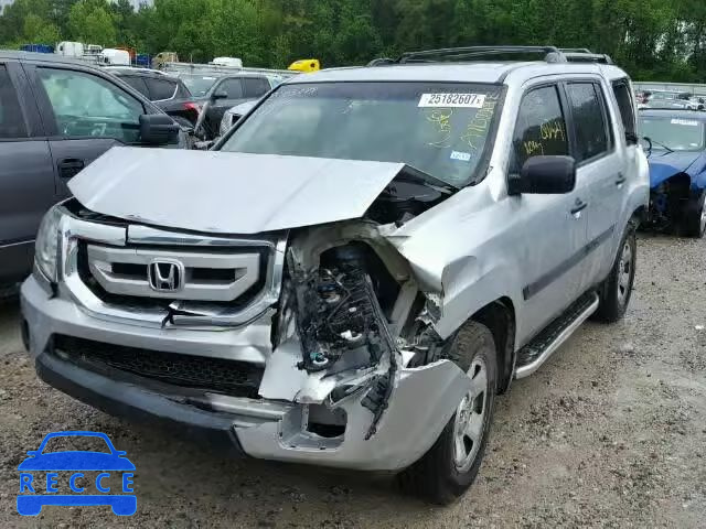 2010 HONDA PILOT LX 5FNYF3H27AB022394 image 1