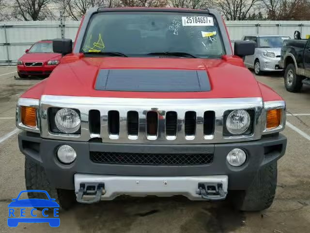 2009 HUMMER H3 SUV 5GTEN13E198136164 зображення 8