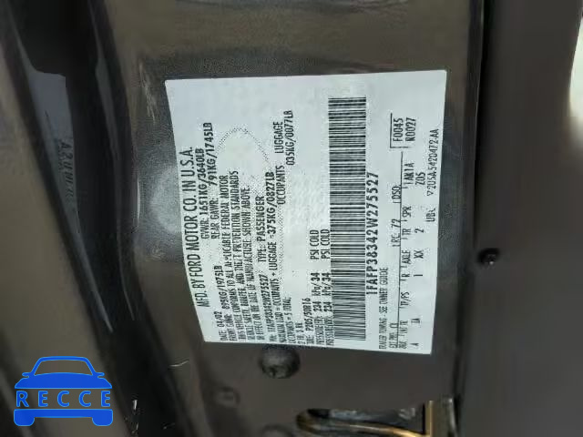 2002 FORD FOCUS ZTS 1FAFP38342W275527 image 9